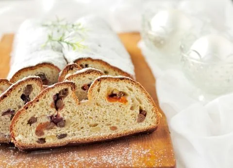 Christmas Stollen Stock Photos
