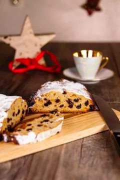 Christmas Stollen Stock Photos