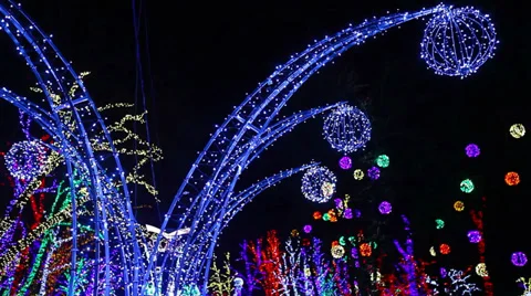 Christmas street Stock Footage 34124656