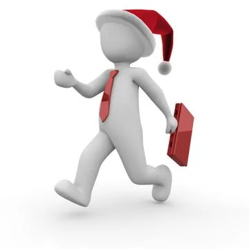 Christmas stress Stock Illustration