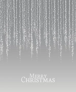 Christmas string lights Stock Illustration