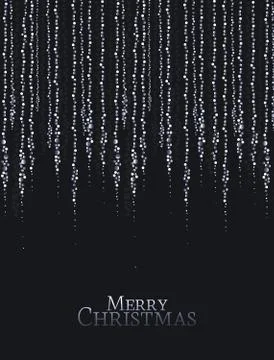 Christmas string lights Stock Illustration