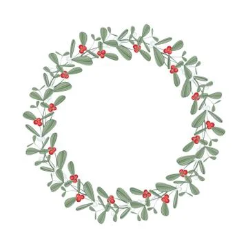 Christmas string lights Stock Illustration