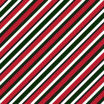 Christmas Stripe seamless pattern background in diagonal style Illustrazione stock