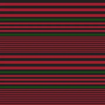 Christmas Stripe seamless pattern background in horizontal style Stock Illustration