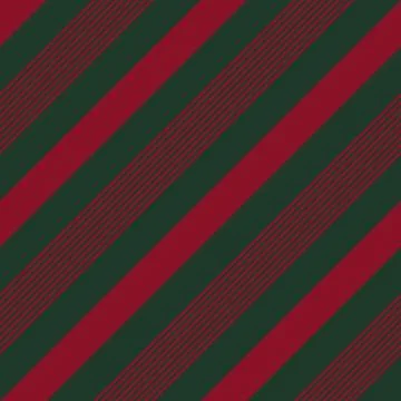 Christmas Stripe seamless pattern background in diagonal style Stock Illustration
