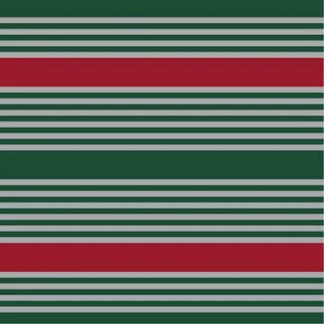 Christmas Stripe seamless pattern background in horizontal style Illustrazione stock