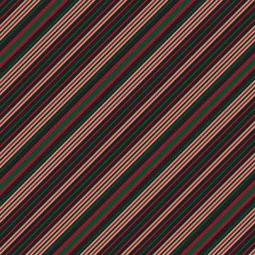 Christmas Stripe seamless pattern background in diagonal style Stock Illustration