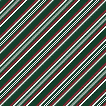 Christmas Stripe seamless pattern background in diagonal style Illustrazione stock