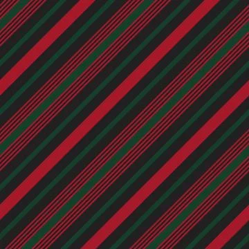 Christmas Stripe seamless pattern background in diagonal style Stock Illustration