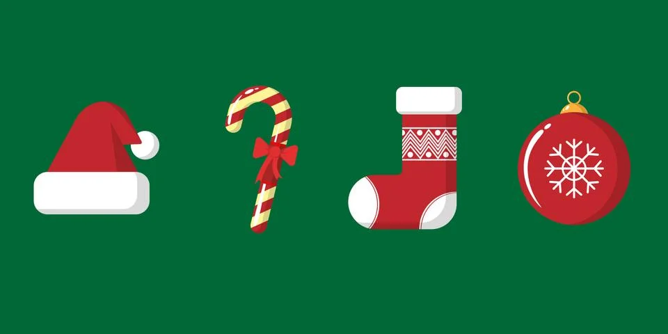 Christmas stuff Stock Illustration