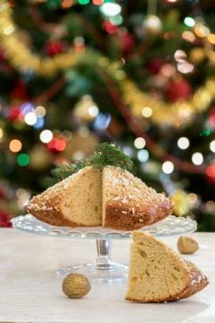 Christmas Sweet Bread Stock Photos