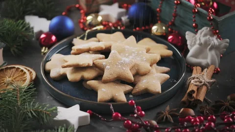 Christmas sweets background. Stock Footage 143027709
