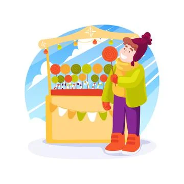 Christmas sweets isolated cartoon vector illustration. Ilustración de archivo
