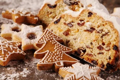 Christmas sweets Stock Photos