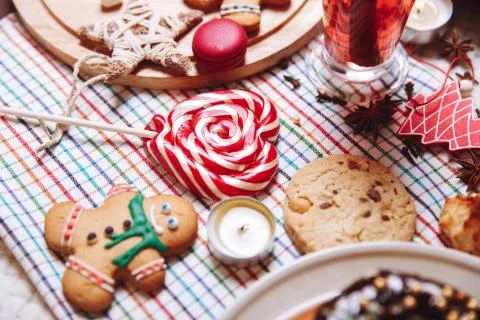 Christmas sweets Stock Photos