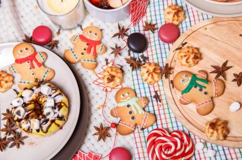 Christmas sweets Stock Photos