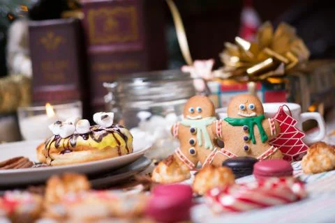 Christmas sweets Stock Photos