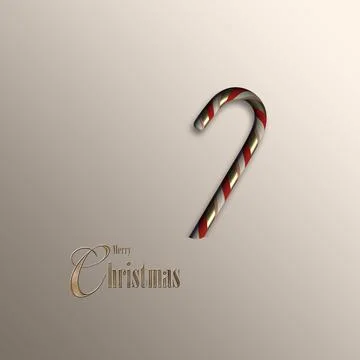 Christmas symbol candy cane Stock Photos