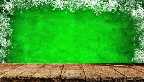 Christmas table background Stock Photos