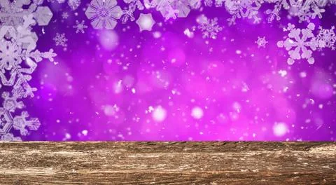 Christmas table background Stock Photos