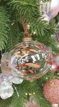 Christmas Table Decorations Stock Photos