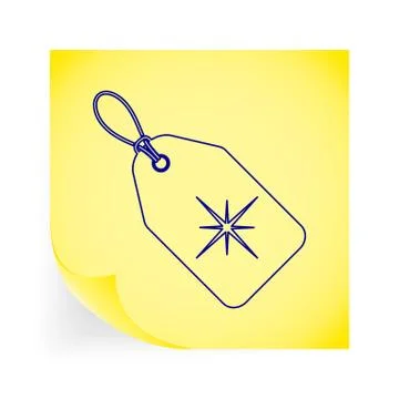 Christmas tag Stock Illustration