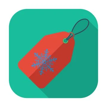 Christmas tag Stock Illustration