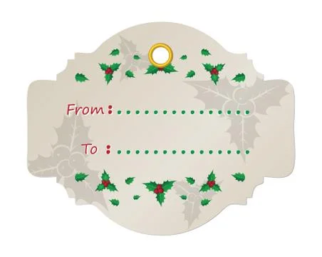Christmas tags Stock Illustration