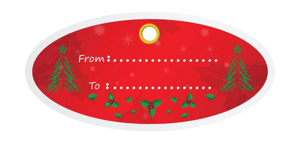 Christmas tags Stock Illustration