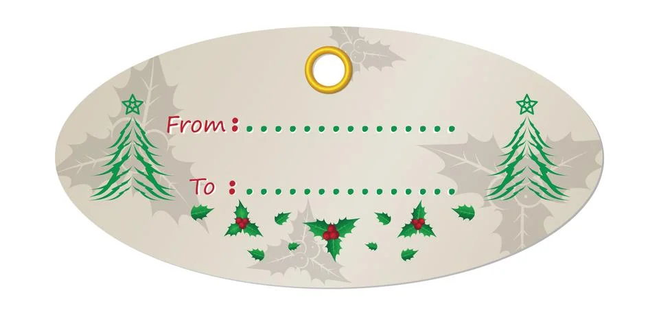Christmas tags Stock Illustration