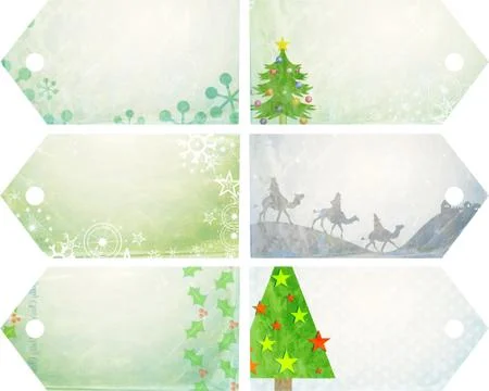 Christmas Tags Stock-Illustration