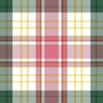 Christmas tartan seamless vector pattern, fabric check plaid, great for textile Stockillustratie