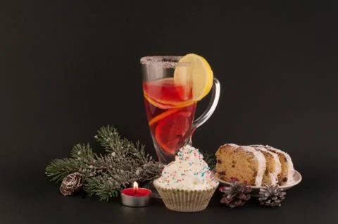 Christmas tea Stock Photos