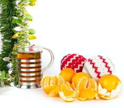 Christmas tea Stock Photos
