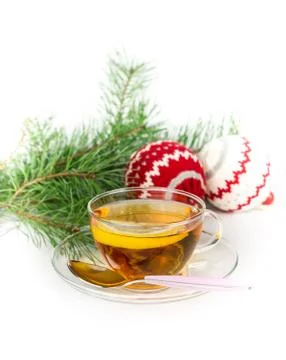 Christmas tea Stock Photos