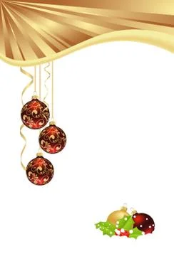 Christmas template Stock Illustration