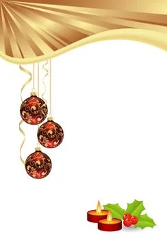 Christmas template Stock Illustration