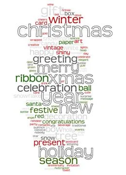 Christmas text cloud An image of nice Christmas text cloud Copyright: xZoo... Stock Photos