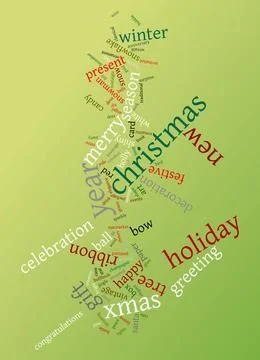 Christmas text cloud An image of nice Christmas text cloud Copyright: xZoo... Foto stock