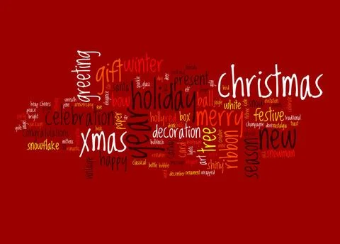 Christmas text cloud An image of nice Christmas text cloud Copyright: xZoo... Stock Photos