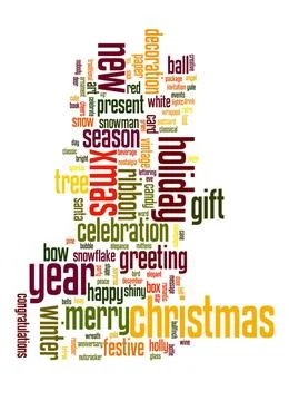 Christmas text cloud An image of nice Christmas text cloud Copyright: xZoo... Stock Photos