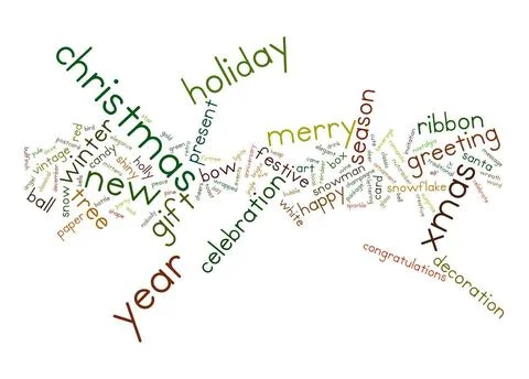 Christmas text cloud An image of nice Christmas text cloud Copyright: xZoo... Foto stock