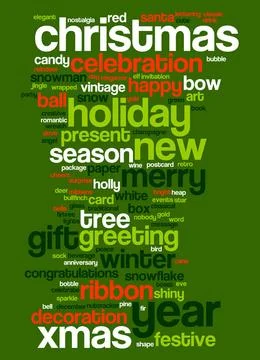 Christmas text cloud An image of nice Christmas text cloud Copyright: xZoo... Stock Photos