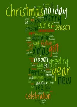 Christmas text cloud An image of nice Christmas text cloud Copyright: xZoo... Stock Photos