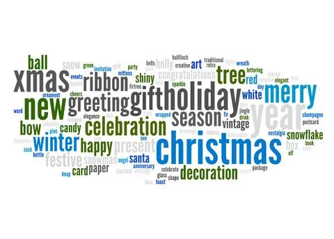Christmas text cloud An image of nice Christmas text cloud Copyright: xZoo... Stock Photos