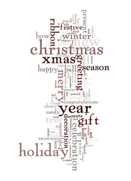 Christmas text cloud An image of nice Christmas text cloud Copyright: xZoo... 스톡 사진