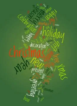 Christmas text cloud An image of nice Christmas text cloud Copyright: xZoo... Foto stock
