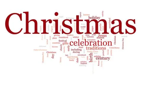 Christmas text cloud An image of nice Christmas text cloud Copyright: xZoo... Stock Photos