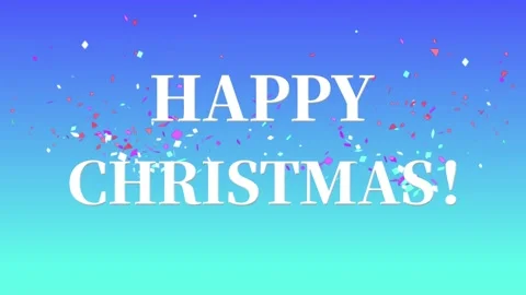 Christmas text message animation motion graphics Video stock 162735801